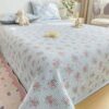 1pc A Class Knitted Double Layer Quilted Bedspread Fresh Ditsy Floral Pattern Soft And Comfortable Breathable For All Seasons Suitable For Bedroom Guest Room Dormitory Without Pillowcase And Insert main 1