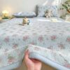 1pc A Class Knitted Double Layer Quilted Bedspread Fresh Ditsy Floral Pattern Soft And Comfortable Breathable For All Seasons Suitable For Bedroom Guest Room Dormitory Without Pillowcase And Insert main 4
