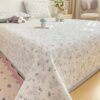 1pc A Grade Double Layer Printed Quilted Bed Cover Delicate Floral Pattern Soft Comfortable Breathable Suitable For All Seasons Bedroom Guest Room Dorm Pillow Case Insert Not Included main 1
