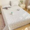 1pc A Grade Double Layer Printed Quilted Bed Cover Delicate Floral Pattern Soft Comfortable Breathable Suitable For All Seasons Bedroom Guest Room Dorm Pillow Case Insert Not Included main 6