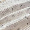 1pc A Grade Double Layer Printed Quilted Bed Cover Delicate Floral Pattern Soft Comfortable Breathable Suitable For All Seasons Bedroom Guest Room Dorm Pillow Case Insert Not Included main 8