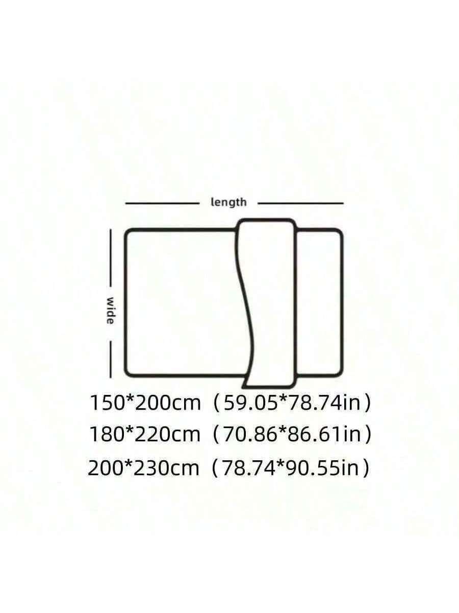 A Grade Quilted Bed Cover Double Layer Floral Soft Breathable Blanket for Bed Dorm Room