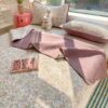 1pc Cloud Feel Quilted Double Layer Soft Bed Spread Modern Style Floral Pattern Comfortable Breathable 100 Polyester Skin Friendly For Nude Sleep Machine Washable Quilt Blanket And Bedspread 2 In 1 M (1)
