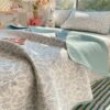 1pc Cloud Soft Quilted Double Layer Bedspread Modern Style Ditsy Floral Pattern Comfortable 100 Polyester Fabric For All Season Skin Friendly For Nude Sleep Machine Washable Multipurpose Use For Bedro (3)