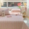 1pc Cloud Soft Quilted Double Layer Gauze Bedspread Modern Style Plant Small Floral Print Comfortable Breathable 100 Polyester Skin Friendly For Bare Sleep Machine Washable Dual Use As Bedspread Quil (4)