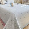 1pc Double Layer Floral Printed Quilted Bedspread Modern Style Soft Breathable All Season Use Machine Washable Suitable For Bedroom Bed Sofa Guest Room Hotel Dormitory Pillow Case Not Included main 4