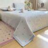1pc Double Layer Floral Printed Quilted Bedspread Modern Style Soft Breathable All Season Use Machine Washable Suitable For Bedroom Bed Sofa Guest Room Hotel Dormitory Pillow Case Not Included main 5