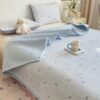 1pc Double Layer Floral Printed Quilted Bedspread Modern Style Soft Breathable All Season Use Machine Washable Suitable For Bedroom Bed Sofa Guest Room Hotel Dormitory Pillow Case Not Included main 7