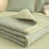 A Class Knitted Quilted Bedspread Floral Soft Breathable Blanket for Bed Dorm Room