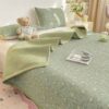 1pc Grade A Knitted Double Layer Ditsy Floral Padded Bedspread Soft Breathable Skin Friendly Suitable For Bedroom Guest Room Dormitory Pillow Case And Pillow Not Included main 3