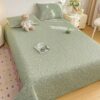 1pc Grade A Knitted Double Layer Ditsy Floral Padded Bedspread Soft Breathable Skin Friendly Suitable For Bedroom Guest Room Dormitory Pillow Case And Pillow Not Included main 6
