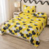 1pc Ultra Soft Quilted Floral Lace Trim Bedspread Modern Style Botanical Ditsy Print Breathable Skin Friendly For All Seasons Machine Washable Suitable For Bedroom Guest Room Hotel Bed Sofa Camping P (4)