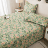 1pc Ultrasound Quilted Floral Lace Edge Bedspread Modern Style Botanical Ditsy Floral Pattern Soft Comfortable Breathable All Season Machine Washable Suitable For Bedroom Guest Room Hotel Bed Sofa Cam (3)