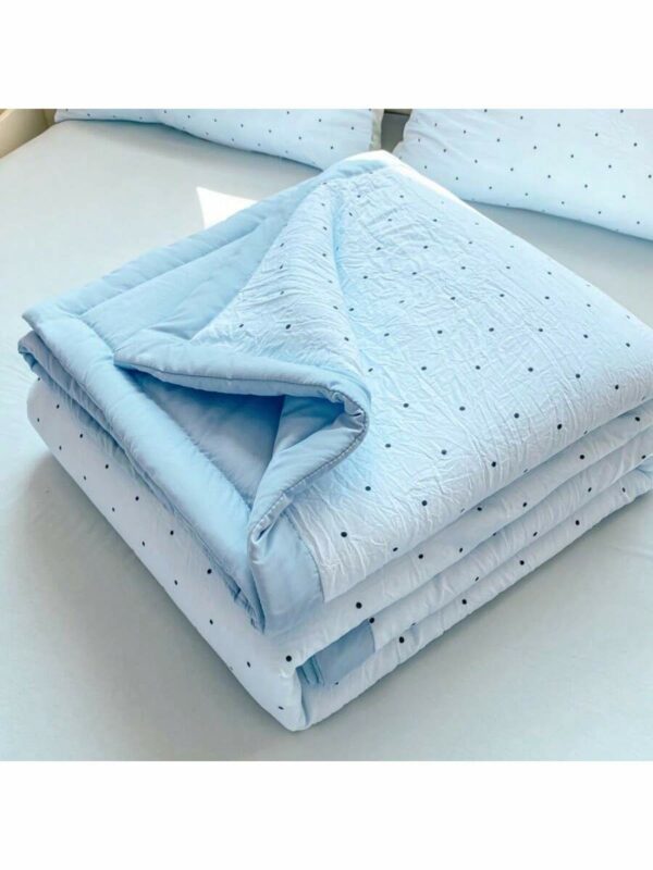 Washed Cotton Summer Quilt Butterfly Floral Soft Breathable Blanket for Bed Sofa Room
